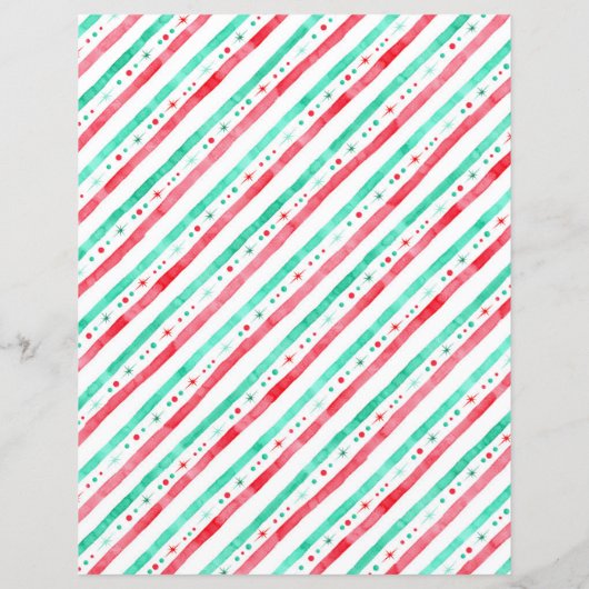 Waterverf brief van de kerstman voor kinderen (Achterkant)