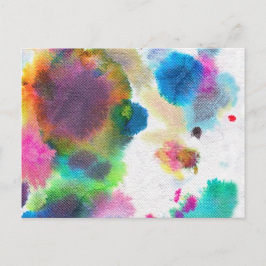 waterverf! briefkaart (Voorkant)