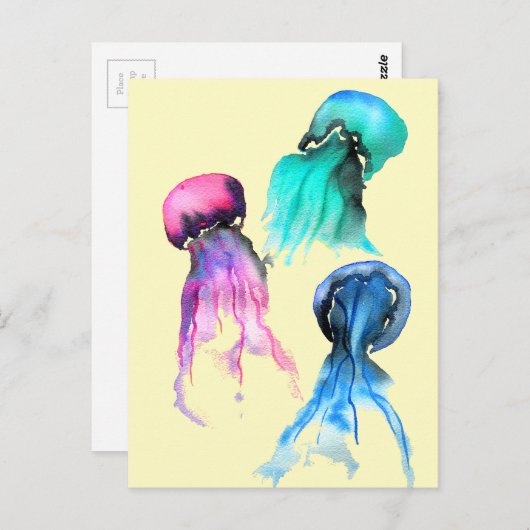 Waterverf Briefkaart (Voorkant / Achterkant)