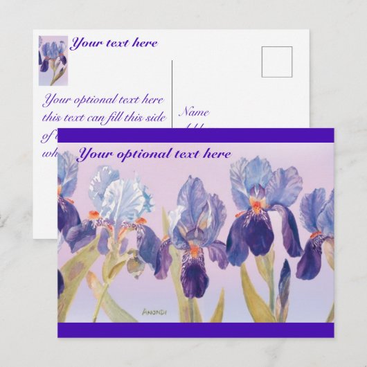 Waterverf Briefkaart (Voorkant / Achterkant)