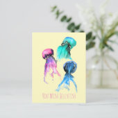 Waterverf Briefkaart (Staand voorkant)