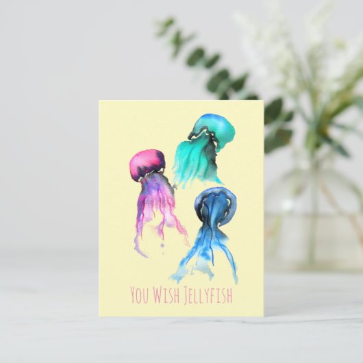 Waterverf Briefkaart (Staand voorkant)