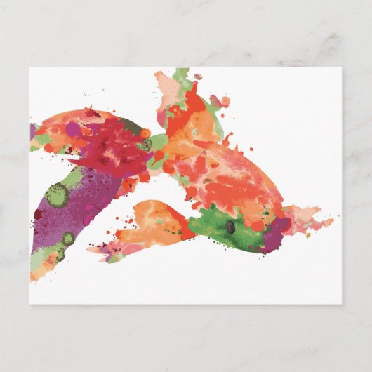 waterverf briefkaart (Voorkant)