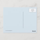 Waterverf Briefkaart met zwarte lampvoet (Achterkant)