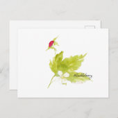 waterverf briefkaart thimblebes (Voorkant / Achterkant)