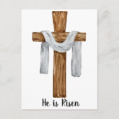  Waterverf Briefkaart voor Paasvakantie (Voorkant)