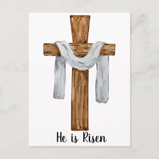  Waterverf Briefkaart voor Paasvakantie (Voorkant)