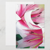 Waterverf Briefpapier (Voorkant / Achterkant)