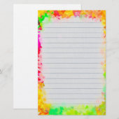 Waterverf Briefpapier (Voorkant / Achterkant)