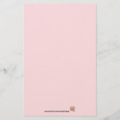 Waterverf Briefpapier Strawberry Shortcake (Achterkant)