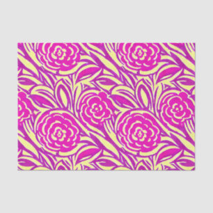 Waterverf Bright Boho Floral Swirl Tissuepapier