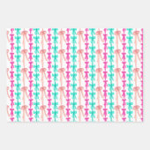 Waterverf Bright Coquette Bows Kerstboom Inpakpapier Vel (Voorkant 2)