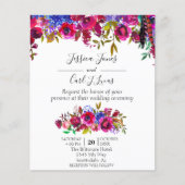 Waterverf Bright Floral Jewel Tone Red (Voorkant)