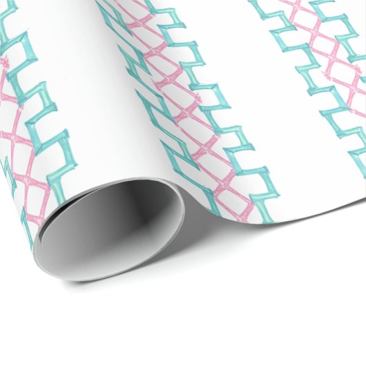 Waterverf Bright Mahjong Bamboo Cadeaupapier (Rol Hoek)