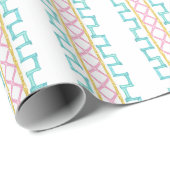 Waterverf Bright Mahjong Bamboo Cadeaupapier (Rol Hoek)
