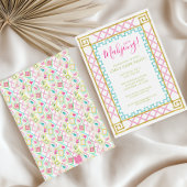 Waterverf Bright Mahjong Tegels & Bamboo Party Kaart