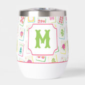 Waterverf Bright Mahjong Tegels Monogram (Voorkant)