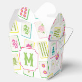 Waterverf Bright Mahjong Tegels Monogram Bedankdoosjes (Geopend)
