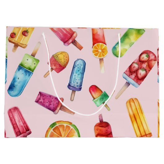 Waterverf Bright Popsicle Groot Cadeauzakje (Achterkant)