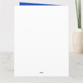 Waterverf Bright Summer Flowers Birthday Kaart (Achterkant)