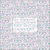 Waterverf bril stof (Delen)