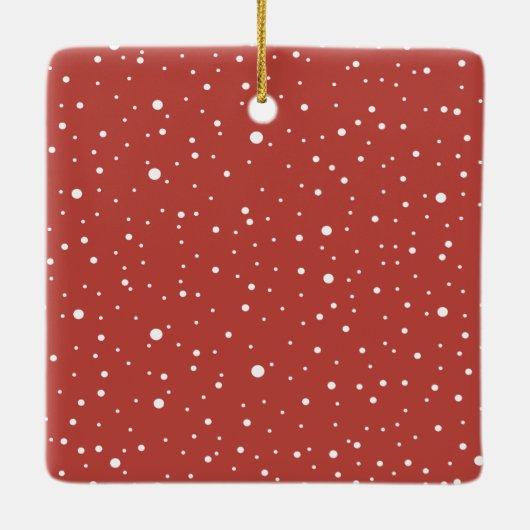 Waterverf British Shorthair Cat Merry Kerstmis Keramisch Ornament (Achterkant)