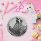 Waterverf Broadway Corner Sign Paper Borden – NYC Papieren Bordje (Feest)