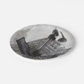 Waterverf Broadway Corner Sign Paper Borden – NYC Papieren Bordje (Gekanteld)