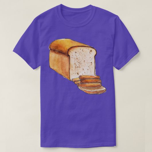 Waterverf brood t-shirt (Design voorkant)