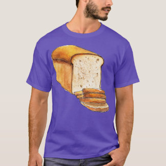 Waterverf brood t-shirt
