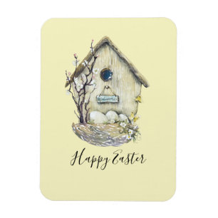 Waterverf: Broodhouse Egg Nest Easter Magneet
