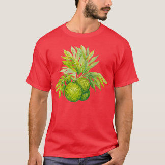 Waterverf broodvruchten t-shirt