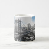Waterverf Brooklyn Bridge Coffee Mok – Elegant (Center)