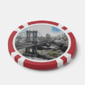 Waterverf Brooklyn Bridge Poker Chips – Artistiek (Enkel)