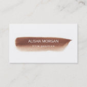 Waterverf Brown Splatter Visitekaartje (Voorkant)