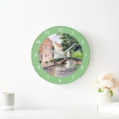 Waterverf Brugge Schilderen door Farida Greenfield Grote Klok (Huis)