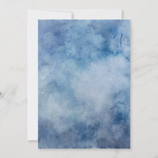 Waterverf Bruh Boy Pool Party Verjaardag Kaart (Achterkant)