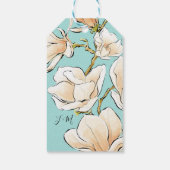 Waterverf Bruid in Gown Bruidsdouche Uitnodiging Cadeaulabel (Achterkant)