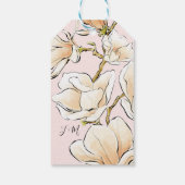 Waterverf Bruid in Gown Bruidsdouche Uitnodiging Cadeaulabel (Achterkant)