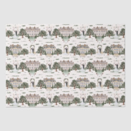 Waterverf Bruidegom & Bruid Voor Trouwfeest Bruids Tissuepapier