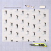 Waterverf Bruidegom & Bruid Voor Trouwfeest Bruilo Tissuepapier (Craft)