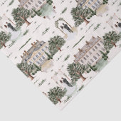 Waterverf Bruidegom & Bruid Voor Trouwfeest Bruilo Tissuepapier (Detail)