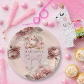 Waterverf Bruids Thee Shower Persoonlijk Papieren Bordje (Feest)