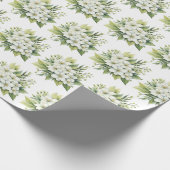 Waterverf bruidsbloesems cadeaupapier (Hoek)