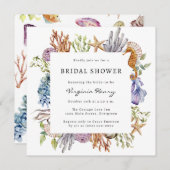 Waterverf Bruidsdouche Kaart (Voorkant / Achterkant)