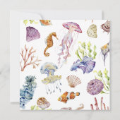 Waterverf Bruidsdouche Kaart (Achterkant)