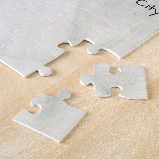 Waterverf Bruiloft Aandenken Pasgetrouwd Puzzel (Zijkant)