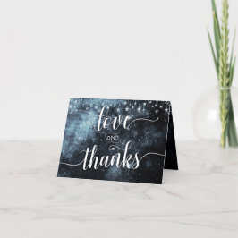 Waterverf Bruiloft Bedankt Foto met Sterren