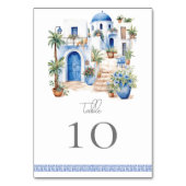 Waterverf Bruiloft Griekenland Kaart (Voorkant)