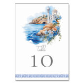 Waterverf Bruiloft Griekenland Kaart (Achterkant)